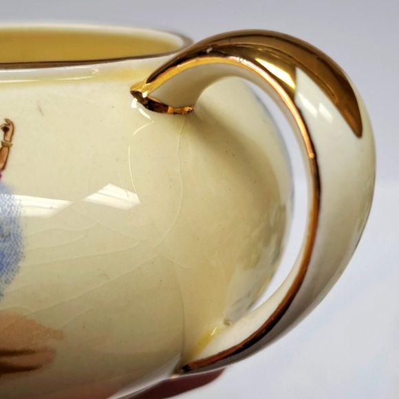 Vintage 1940's Royal Winton " National Dances " mini teapot stacking set - Picture 7 of 16